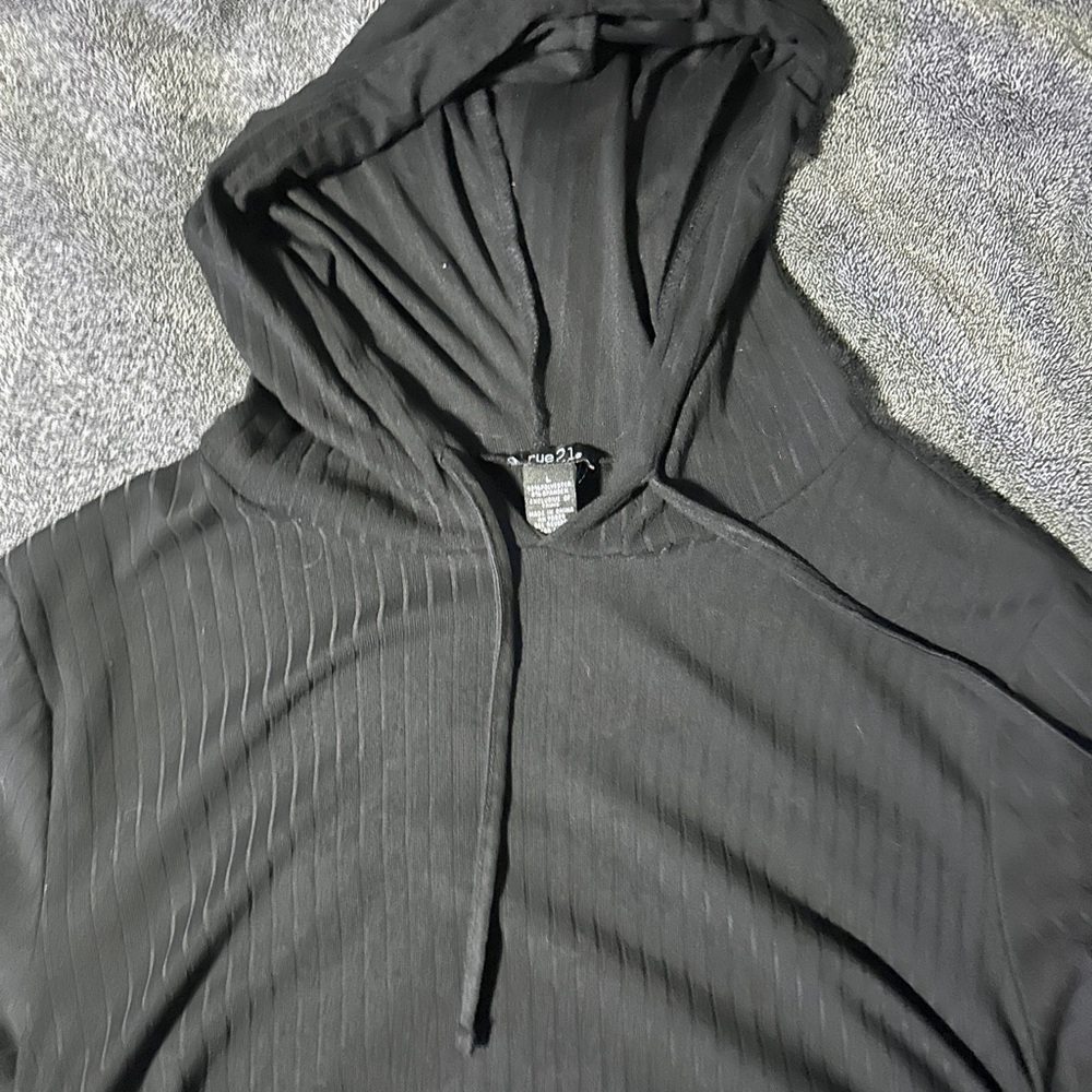 Runched Drawstring BodyCon Hoodie Dress